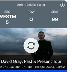 David Gray tickets