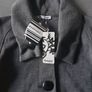 Toupy designer Brenda dress grey 50% WOOL size 38 UK 10 midi Paris BRAND NEW BNWT  was 149euro Image 4