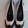 high heels black/white leather Image 2
