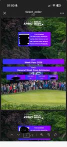 2x tickets 2026 KPMG Women's Irish Open week pass