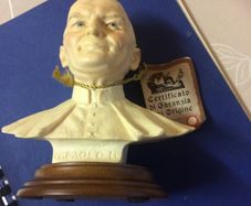 Vintage Sculptor Bust Pope John Paul 11