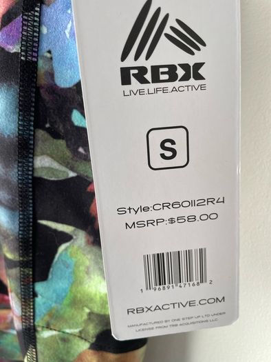 RBX capri length leggings size s/p new