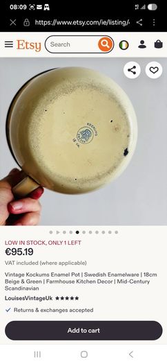 Vintage Enamel Ware Chamber Pot
