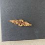 9 Carat Yellow Gold Garnet Brooch Image 2