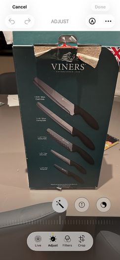 Viners knife set