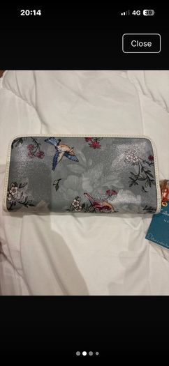 Gionni 19cm zip around purse - new
