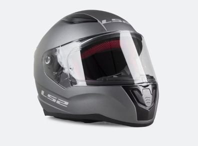 LS2 FF353 Rapid,  Motorbike Helmet,  Titanium Grey, Size XS (53-54cm )
