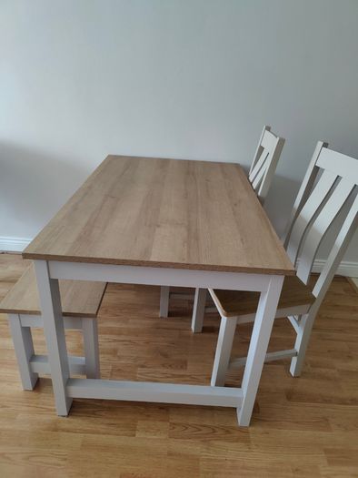 Table, Bench and Chairs