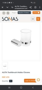 sonas alita toothbrush holder