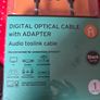 Brand New Digital Optical Cable with Adapter Image 3