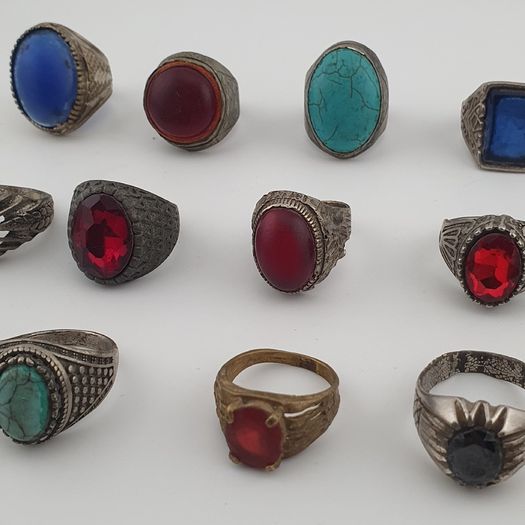 15 Old Brass Rings Traditional Mixed Design Collection