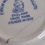 Set of 3 Vintage Collectible Plate Enoch Wedgewood blue white 4 inches Plates coaster Tunstall Made in England Image 5