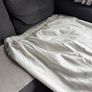 Velvet grey beautiful long curtains (pair) Image 5