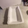 Rectangular white ceramic ashtray no stamp Image 6