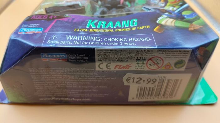 New Sealed 2012 TMNT Kraang Figure