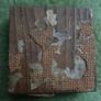 Vintage  Printing Plate on Wood Block Photo Negative Image 8