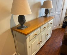 solid wooden sideboard