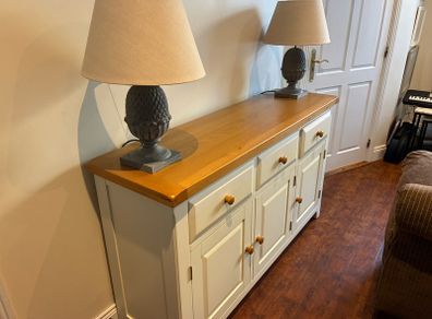 solid wooden sideboard