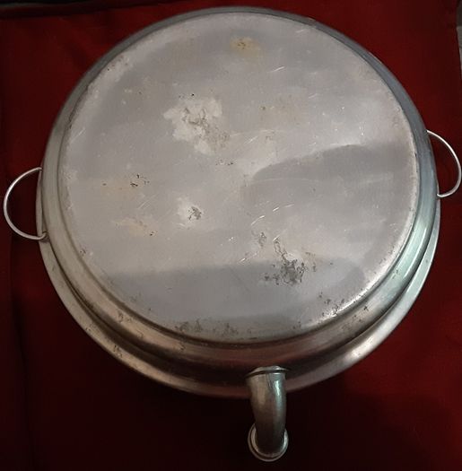 possibly militaria aluminium plate warmer
