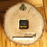 Large Handmade Wooden Wall Clock One of a Kind Image 5