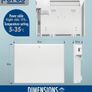600W White Electric Radiator Heaters for Home, Bathroom Safe Electric Heater Setback Timer Lot 20 & Advanced Thermostat Control Wall Mounted or Floor Standing Low Energy Panel Heater Image 2
