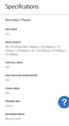 Sony Handycam Avchd Full Hd Video Camera