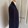 Oversize navy cardigan Zara knit suit 12-16 Image 4