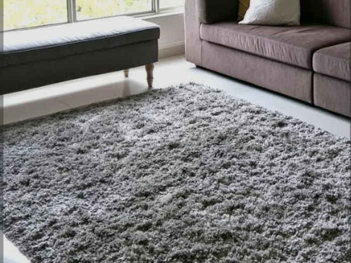 IKEA high pile rug Dark Grey