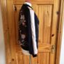 lightweight black floral casual jacket size 8 Postage included Image 2