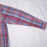 L.L. Bean Red Blue Pink Plaid Check Flannel Shirt Regular Fit Size M Image 6