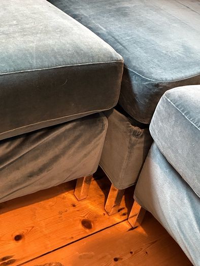 Finline furniture L shaped Nolan sofa 2.75m x2.75m