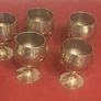 silver plated egg cups Image 2