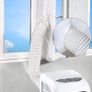 BRAND NEW Window AirLock Plate for Mobile Air Conditioner Accessories Waterproof Soft Baffle Window Air Vent Air Outlet Pipe Seal Window Image 5