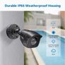 Sannce Hd 4ch Cctv System 1080n Dvr 2pcs Cameras Dvr Kit Image 6