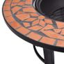 Mosaic Fire Pit Terracotta 68cm Ceramic Image 4