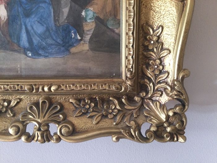 Art - Vintage Pen and Watercolour Wash.( Reduced)