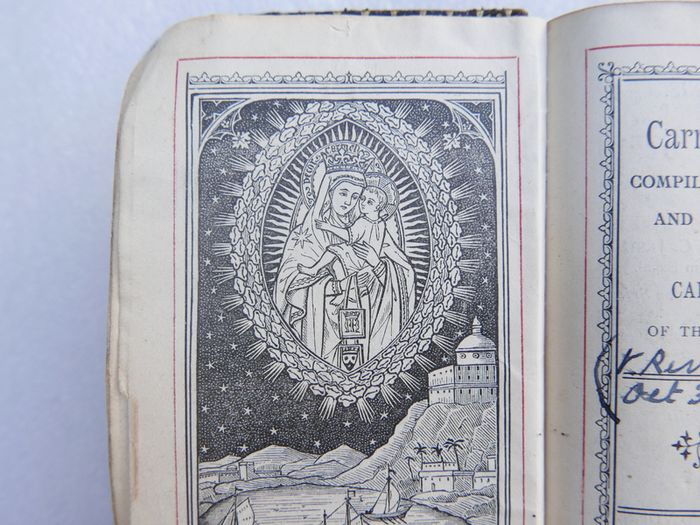 Vintage "Carmelite Manual" published in London in 1908