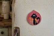 Hand painted wooden magnet!