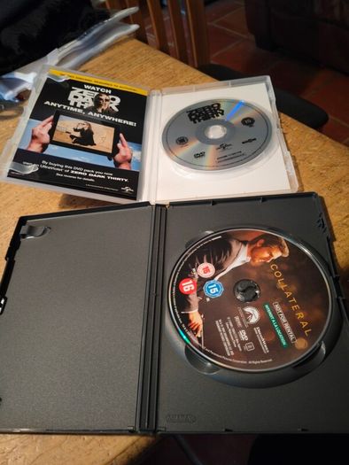 2 Dvds, Zero Dark Thirty, collateral.