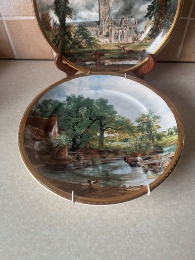 2 Arklow Pottery "Art Collection " 10.5" wall plates
