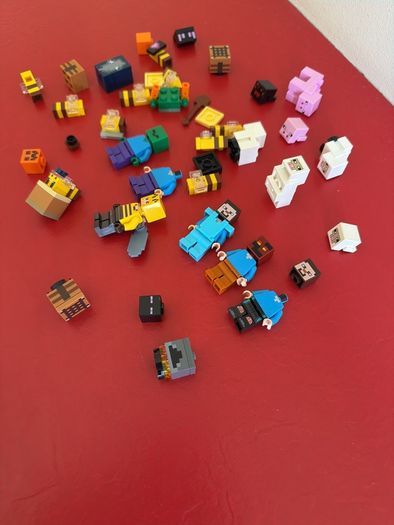 lego Minecraft minifigure parts