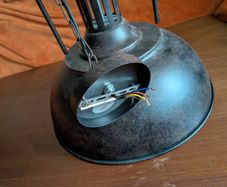 FRIDEKO HOME Industrial Barn Pendant Light