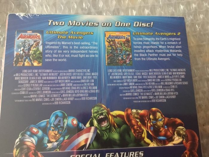 Ultimate Avengers Collection Blu Ray Limited Edition Steelbook