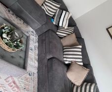 corner sofa & Swivel love seat
