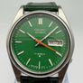 Seiko - 6309 - Japan Made - Serviced - Green Dial - Vintage Automatic 1979 Image 7