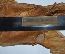 Precision Machinist's Straight Edge 320 mm / 12.6". with double-sided bevel.