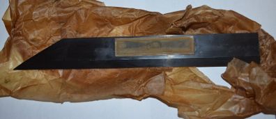 Precision Machinist's Straight Edge 320 mm / 12.6". with double-sided bevel.