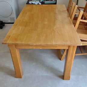 Very Solid White Oak 6Ft Kitchen Dining Table - Can Deliver