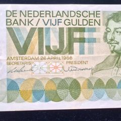 Netherlands 5 Gulden 1966  Banknote