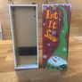 2 Hanging Wooden Let it Snow Decorations Image 2